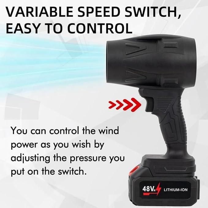 Powerful Cordless Turbo Air Blower System (150,000 RPM)