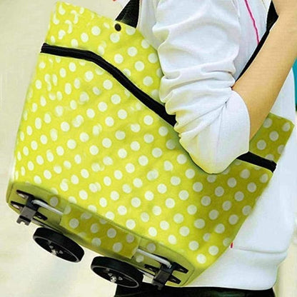3 in 1 Folding cart bags travel shopping Bag for Travel Luggage