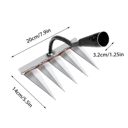 5 Teeth Carbon Steel Garden Weeding