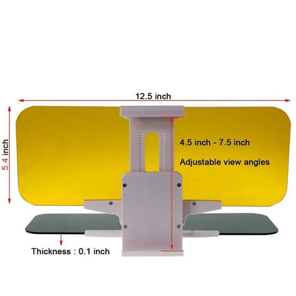 Goggle - Anti-Glare Dazzling Goggle Day & Night Vision Driving Mirror Sun Visors