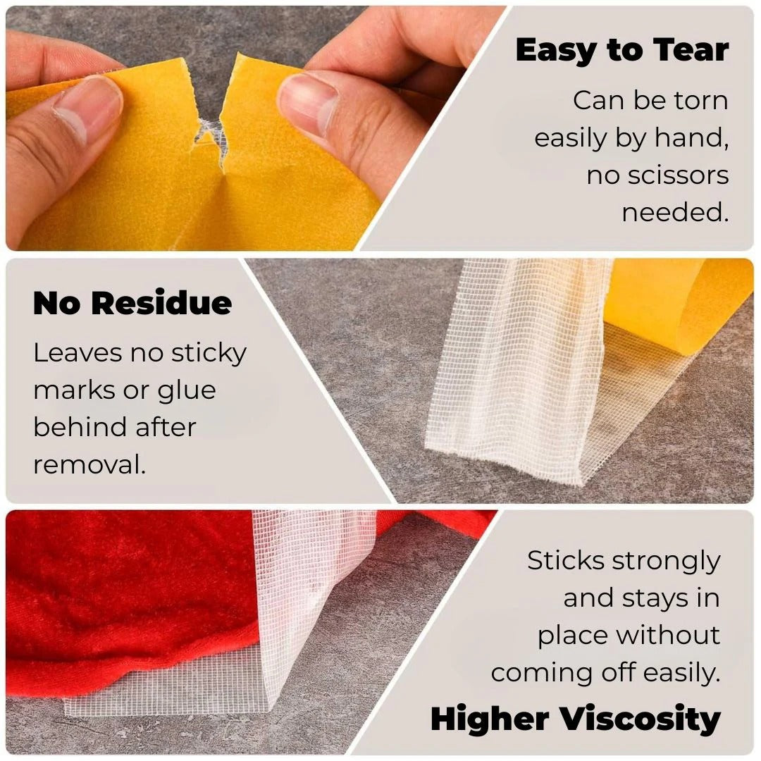 Double Sided Adhesive Mesh Tape